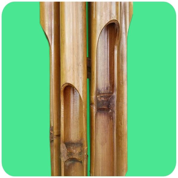 Simandra Windspiel Klang-Spiel Bambus Deko Mobile Klangröhren Entspannung Garten Türglocke Feng Shui 100 cm Räumungsverkauf
