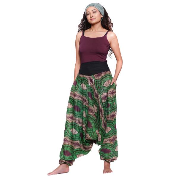 Simandra Haremshose Pumphose Freizeit Goa Yoga Baggy Pluder Aladin-Hose Baumwolle Sarouel bunt Khadija Zeitbegrenzte Promotion