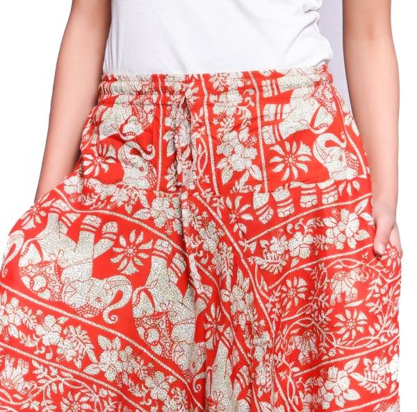Simandra Haremshose Pumphose Freizeit Goa Yoga Baggy Pluder Aladin-Hose Rayon Sarouel Elefant Bis zu 50% Rabatt