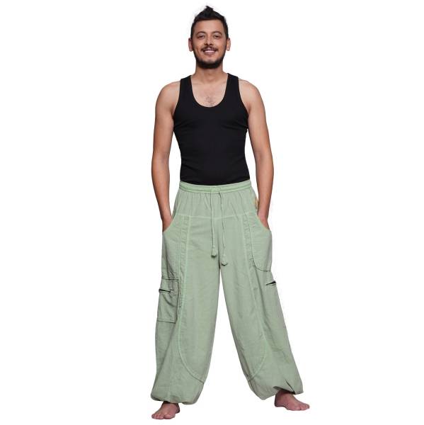 Simandra Hose "Pokhara" - Freizeithose - Cargohose - Schlupfhose - Aladinhose - Herren Speichern exportieren