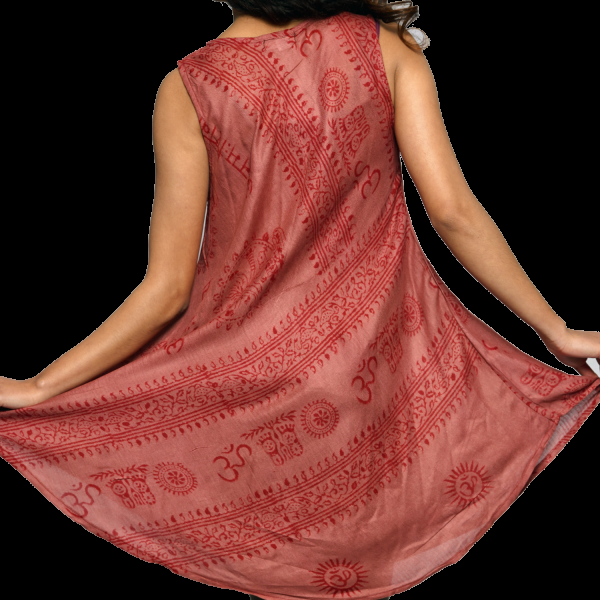 Simandra Kleid "Om" - leichtes Sommerkleid - ärmelloses Ethno Kleid aus feiner Baumwolle Online