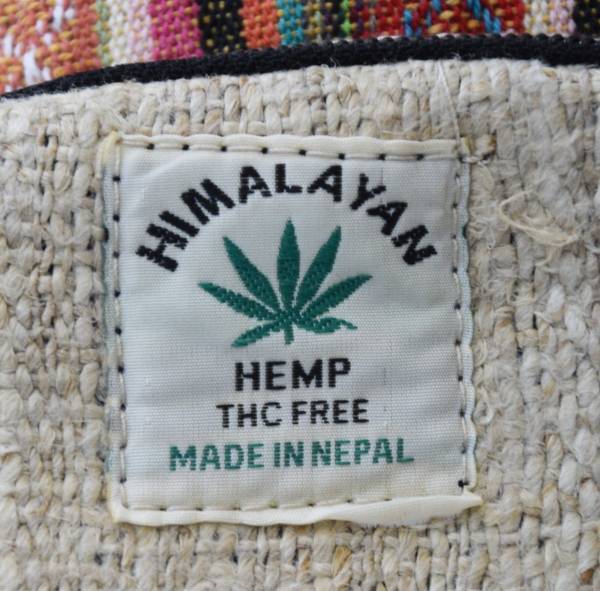Simandra Ethno Hanf Rucksack handgefertigt in Nepal mit vielen Fächern Schlussverkauf