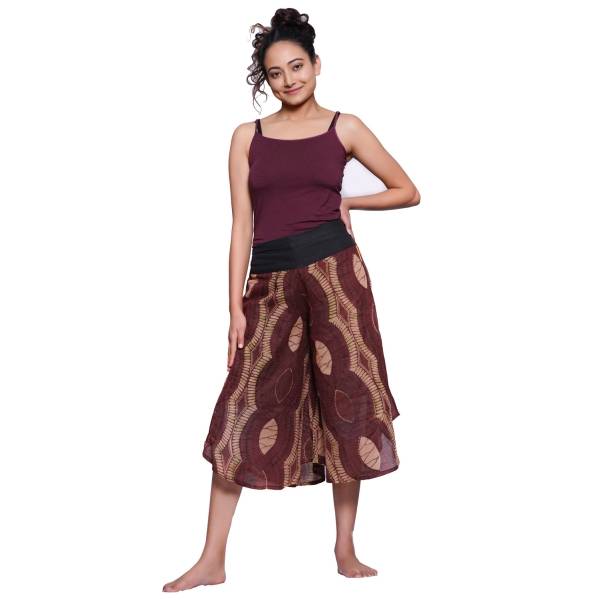 Simandra Haremshose "Ajan" - Aladinhose im Hosenrock-Stil - Pumphose aus Baumwolle Meist gekauft