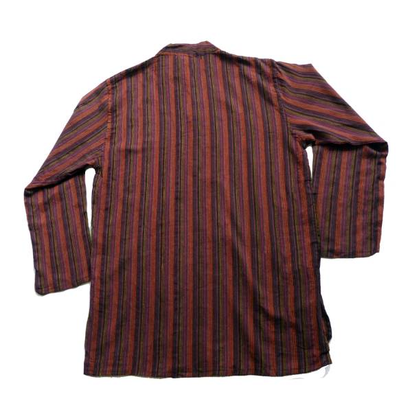 Simandra Herren Kurta Klassisch Gestreift Rot Fabrik Onlineshop