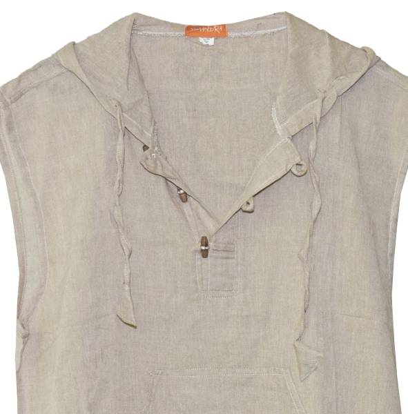 Simandra Sommer Hemd aus Baumwolle Yoga Tank Top für Herren Ärmelloses Shirt mit Kapuze Günstig kaufen