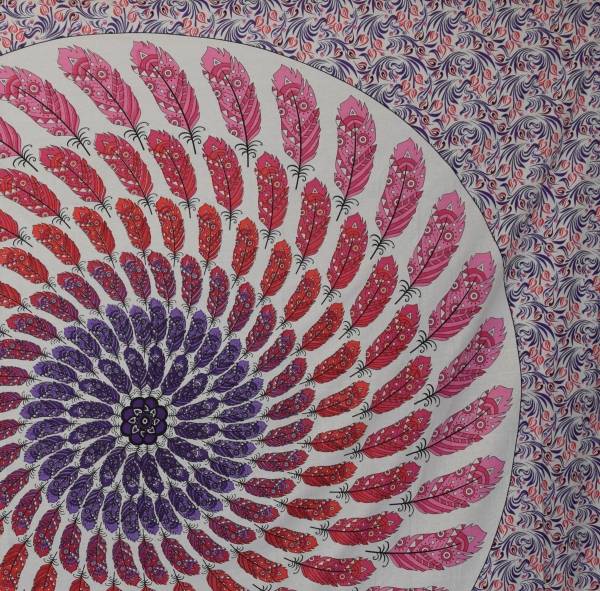 Simandra Wandtuch Mod-2 210x240cm - indischer Wandbehang Picknickdecke Tagesdecke Weihnachtsangebot