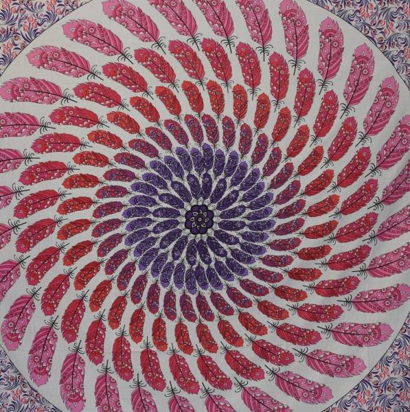 Simandra Wandtuch Mod-2 210x240cm - indischer Wandbehang Picknickdecke Tagesdecke Weihnachtsangebot
