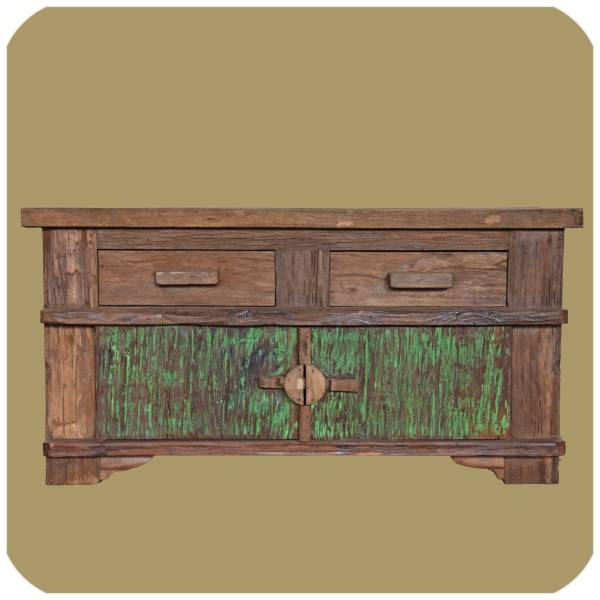 Simandra Alt-Teak Kommode I Massivholz-Möbel I Modell: Borneo 2 Osterangebot