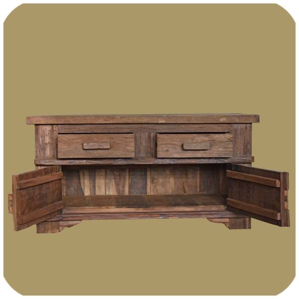 Simandra Alt-Teak Kommode I Massivholz-Möbel I Modell: Borneo 2 Osterangebot
