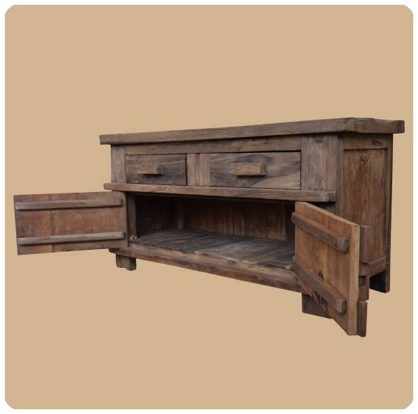 Simandra Alt-Teak Kommode I Massivholz-Möbel I Modell: Borneo 3 Muttertagsangebot