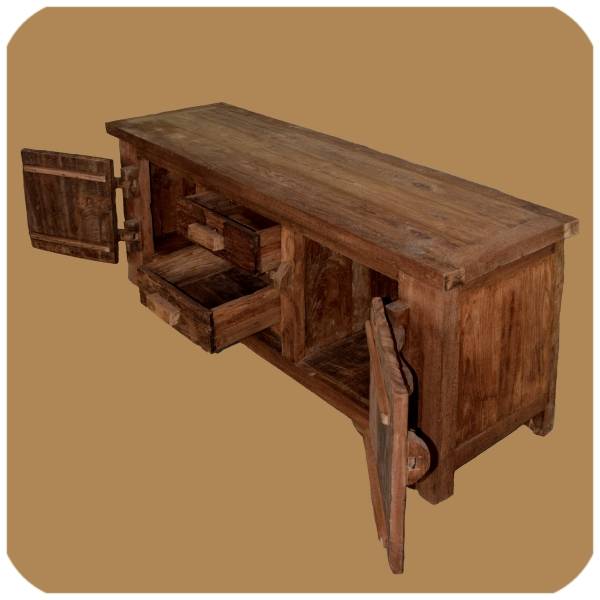 Simandra Altholz Kommode Lombok Vintage Massiv Teakholz Möbel Handarbeit Antik 2 Neueste Mode