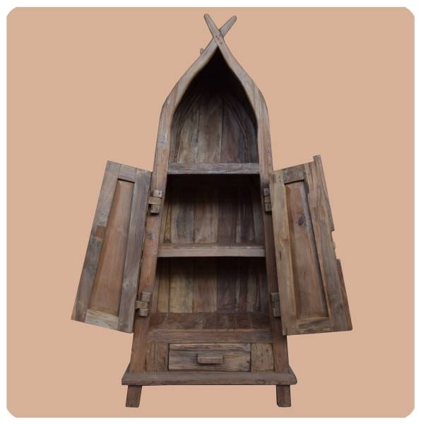 Simandra Altholz Schrank Sumatra Vintage Massiv Teakholz Möbel Handarbeit Antik 1 Neuheiten