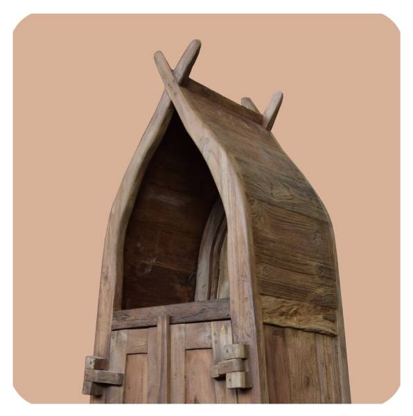 Simandra Altholz Schrank Sumatra Vintage Massiv Teakholz Möbel Handarbeit Antik 1 Neuheiten