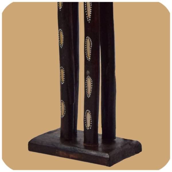 Simandra Holz Figur afrikanische Skulptur Holzfigur Afrika Deko Giraffe Wochenangebot