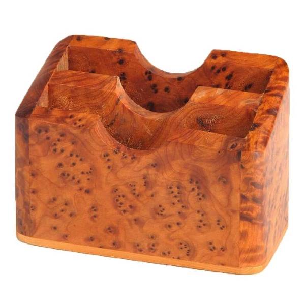 Simandra Visitenkartenständer Visitenkartenbox Visitenkartenhalter Zettelbox Stiftehalter Büro Holz Thuja Bis zu 65% Rabatt