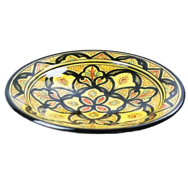Simandra Orientalischer Keramik Teller handbemalt marokkanische Keramikschüssel Wandteller groß Discount Store für neue Produkte