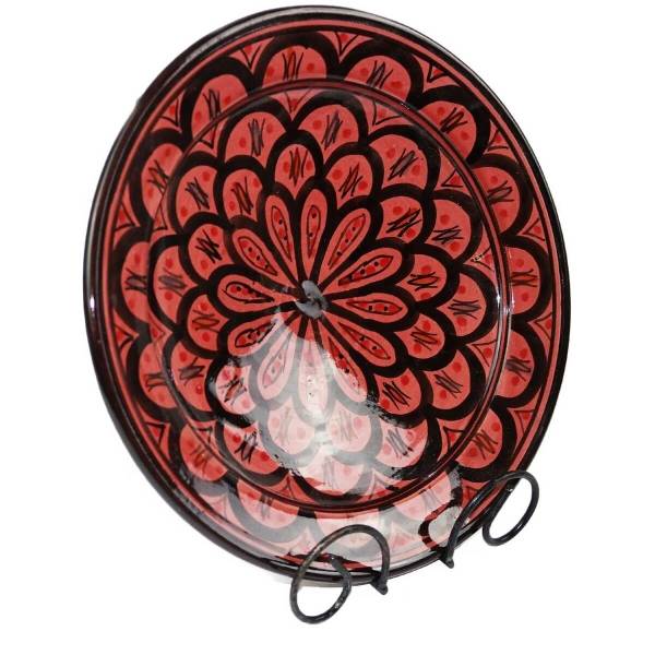 Simandra Orientalischer Keramik Teller handbemalt marokkanische Keramikschüssel Wandteller mittel Super Rabatt