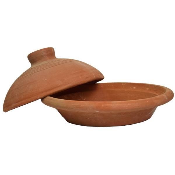 Simandra Tajine I Tontopf zum Garen I unlasierter Schmortopf I 24 cm Durchmesser Clearance-Verkauf