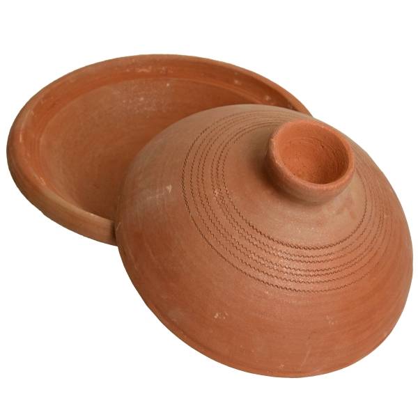 Simandra Tajine I Tontopf zum Garen I unlasierter Schmortopf I 24 cm Durchmesser Clearance-Verkauf