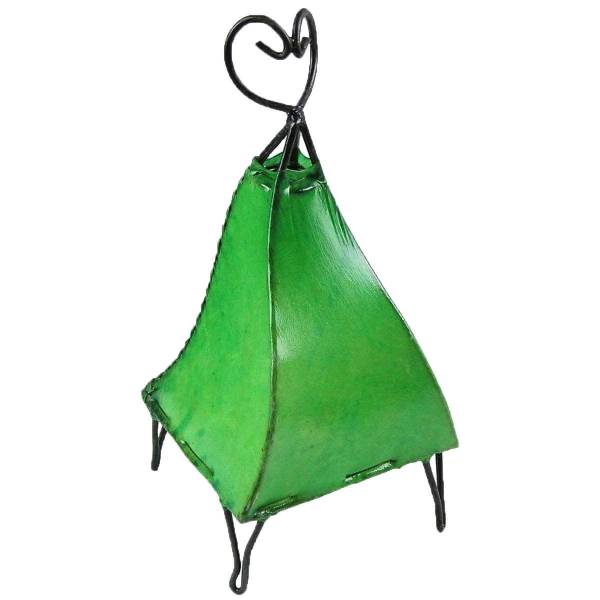 Simandra Orientalische Lampe Hennalampe marokkanische Lederlampe Tischleuchte Stehleuchte Mellah einfarbig 35-38 cm zollfrei