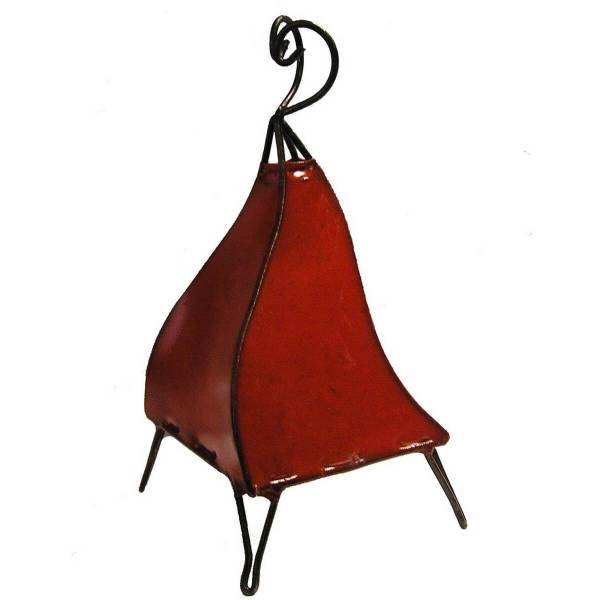 Simandra Orientalische Lampe Hennalampe marokkanische Lederlampe Tischleuchte Stehleuchte Mellah einfarbig 35-38 cm zollfrei