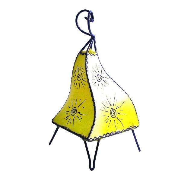 Simandra Orientalische Lampe Hennalampe marokkanische Lederlampe Tischleuchte Stehleuchte Mellah Sonne 35-38 cm Rabatte dieses Monats