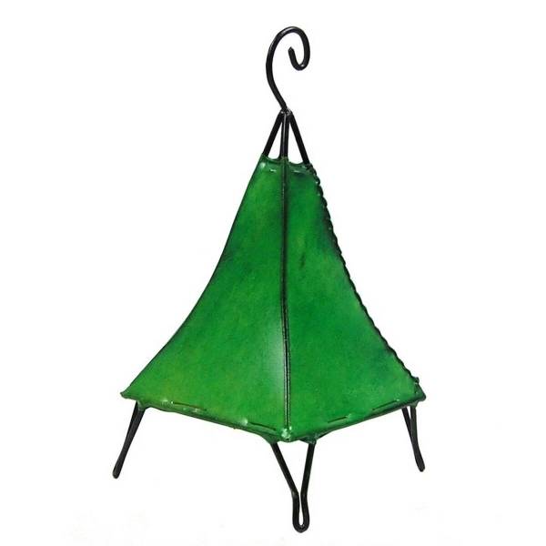 Simandra Orientalische Lampe Hennalampe marokkanische Lederlampe Tischleuchte Stehleuchte Pyramide einfarbig 35-38 cm Angebote