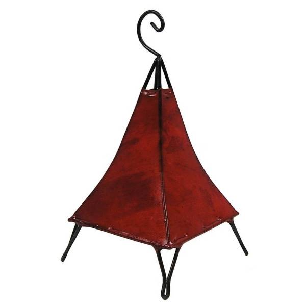 Simandra Orientalische Lampe Hennalampe marokkanische Lederlampe Tischleuchte Stehleuchte Pyramide einfarbig 35-38 cm Angebote