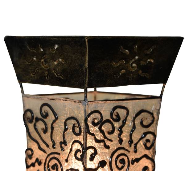 Simandra Stimmungsleuchte Stehlampe Xenia asiatische Tischlampe mit Sonnenmotiv Meist gekauft