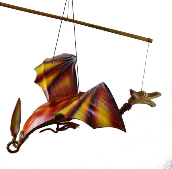 Simandra Windspiel Mobile Fantasy Mittelalter Drache rot Fabrikpreis