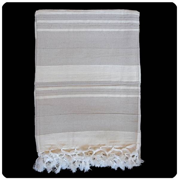 Simandra Leichte Tagesdecke Baumwolltuch Überwurf mit Fransen im angesagten Boho-Stil Sonderangebot
