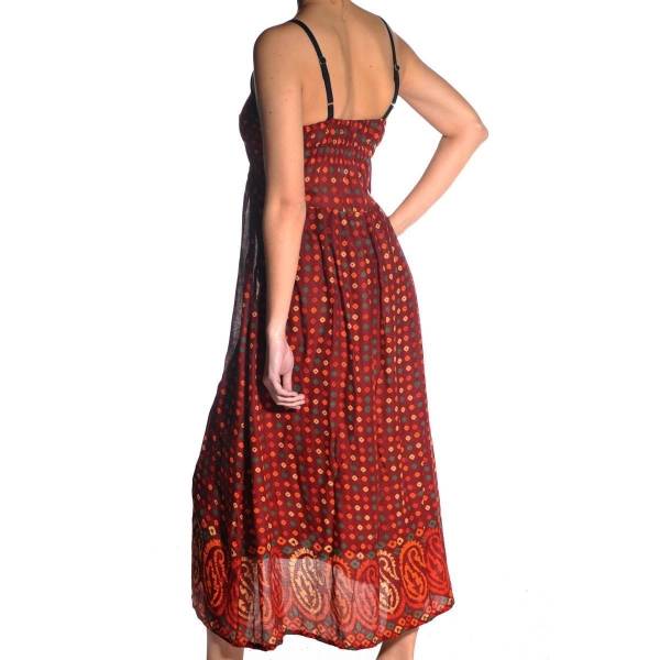 Simandra Maxikleid Amanita wunderbar feminin leuchtend Rot mit tiefem V-Ausschnitt Günstig kaufen