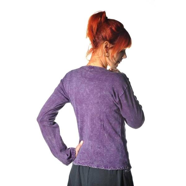 Simandra Patchwork Shirt Pullover Oberteil Sweatshirt Zip Hoodie Freizeitshirt Hippie Goa Psy Sweater Devi Begrenztes Angebot