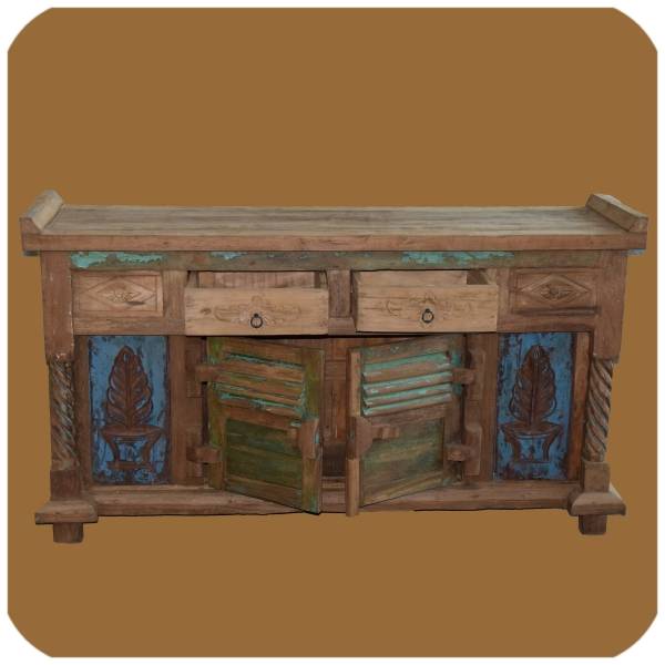 Simandra Massivholz-Kommode "Java" aus Alt-Teakholz I Stil: Vintage - Boho - Shabby I Simandra Zeitlich begrenztes Angebot