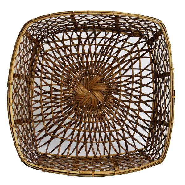 Simandra Rattankorb Obstschale Korb aus Rattan und Bambus handgefertigtes Unikat Räumungsverkauf