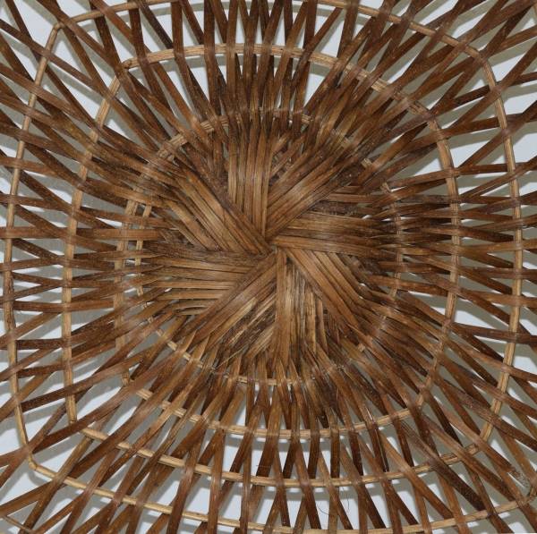 Simandra Rattankorb Obstschale Korb aus Rattan und Bambus handgefertigtes Unikat Räumungsverkauf