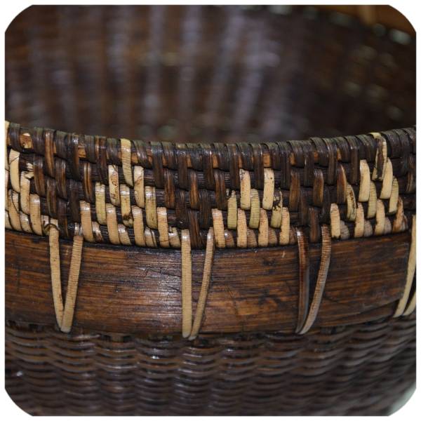 Simandra Schale „Burma“ aus Rattan & Bambus Deko- Brot- od. Obstkorb Handarbeit VIP-Rabatte