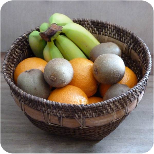 Simandra Schale „Burma“ aus Rattan & Bambus Deko- Brot- od. Obstkorb Handarbeit VIP-Rabatte