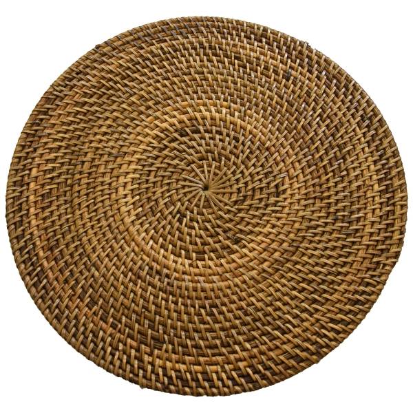Simandra Untersetzer aus Rattan, Platzdeckchen, Tisch-Set dekorative Handarbeit