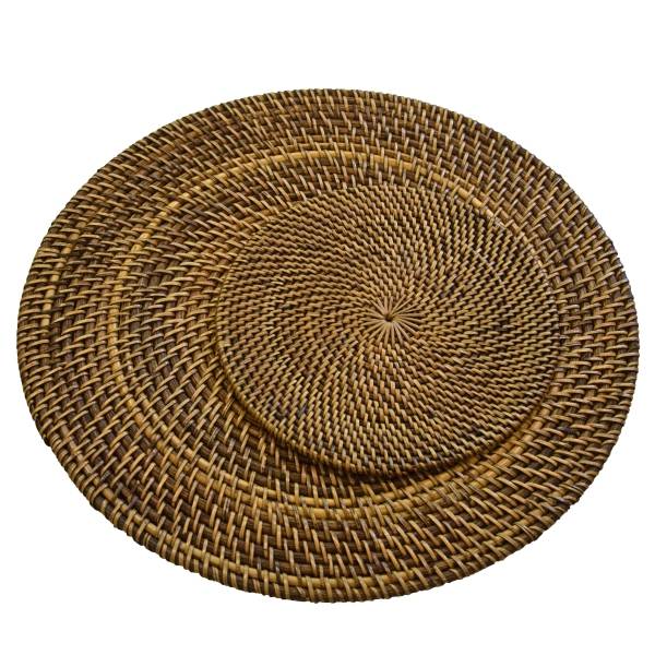 Simandra Untersetzer aus Rattan, Platzdeckchen, Tisch-Set dekorative Handarbeit Kostenlose Rückgabe