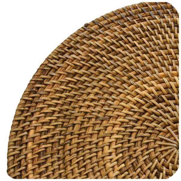 Simandra Untersetzer aus Rattan, Platzdeckchen, Tisch-Set dekorative Handarbeit Kostenlose Rückgabe