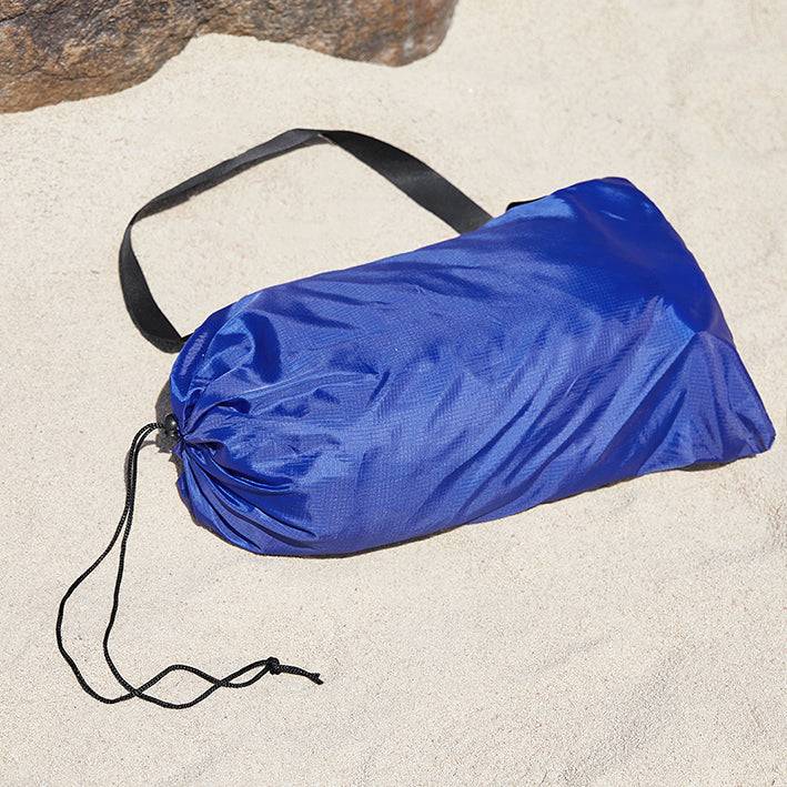 Sobuy SoBuy Lycra Strandzelt mit 2 Alu-Stangen Sonnensegel Strandmuschel Dunkelblau OZT01-DB Osterangebot