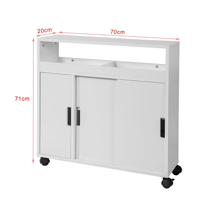 Sobuy SoBuy Badrollwagen Nischenschrank Badschrank Weiß BZR02-W Super Sparpreis