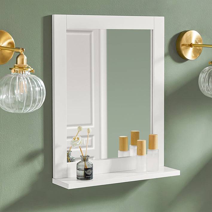 Sobuy SoBuy Badspiegel mit Ablage Wandspiegel Spiegel Weiß FRG129-W JETZT KAUFEN