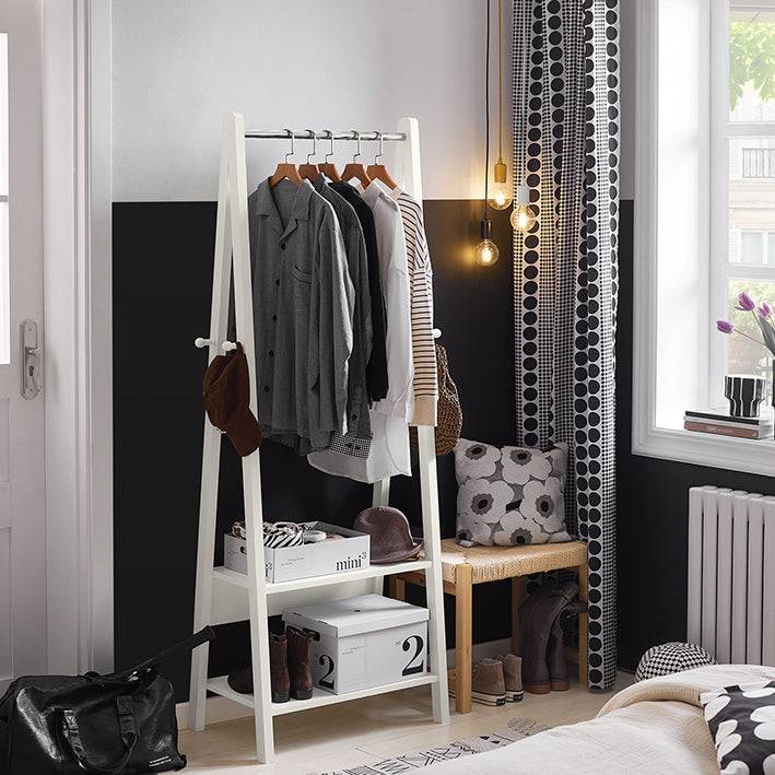 Sobuy SoBuy Kleiderständer Garderobenständer Kleiderstange Weiß FRG59-W 2025
