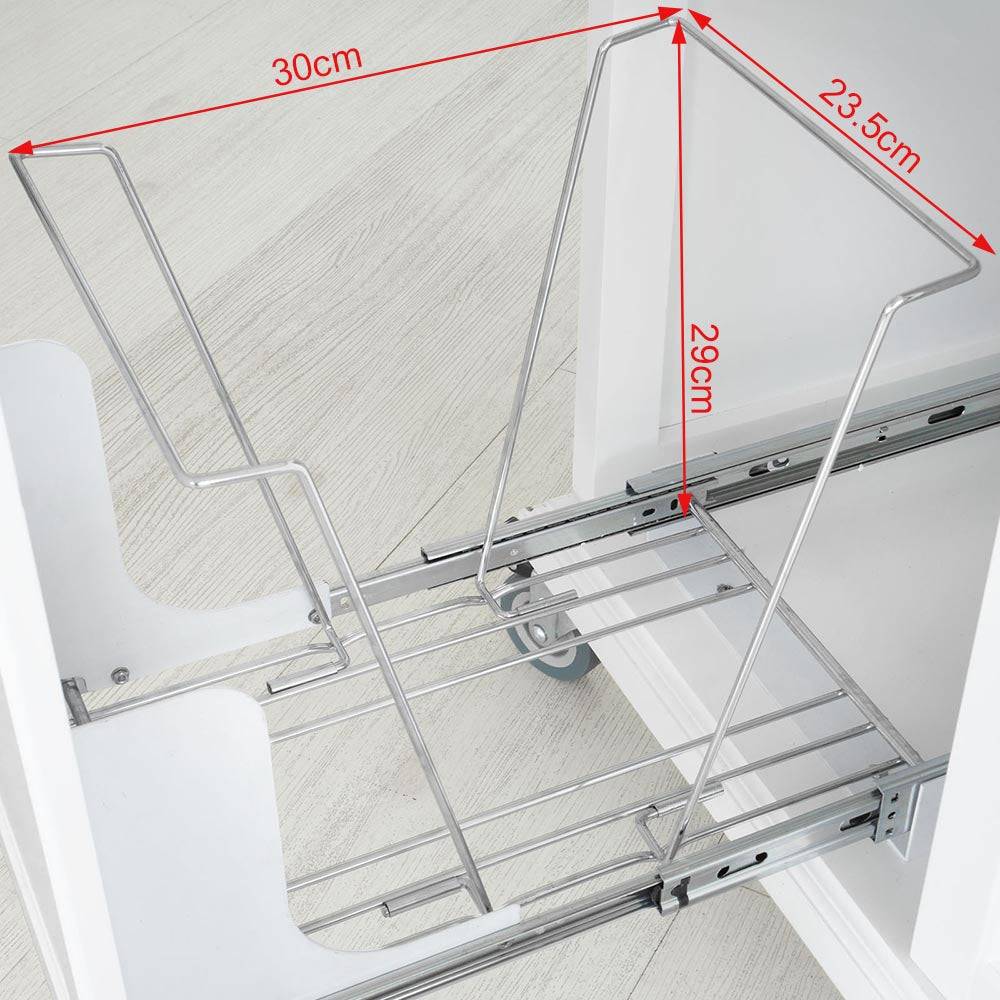 Sobuy SoBuy Kücheninsel Küchenwagen mit Edelstahlplatte Küchenschrank Weiß FKW33-W Top Angebot