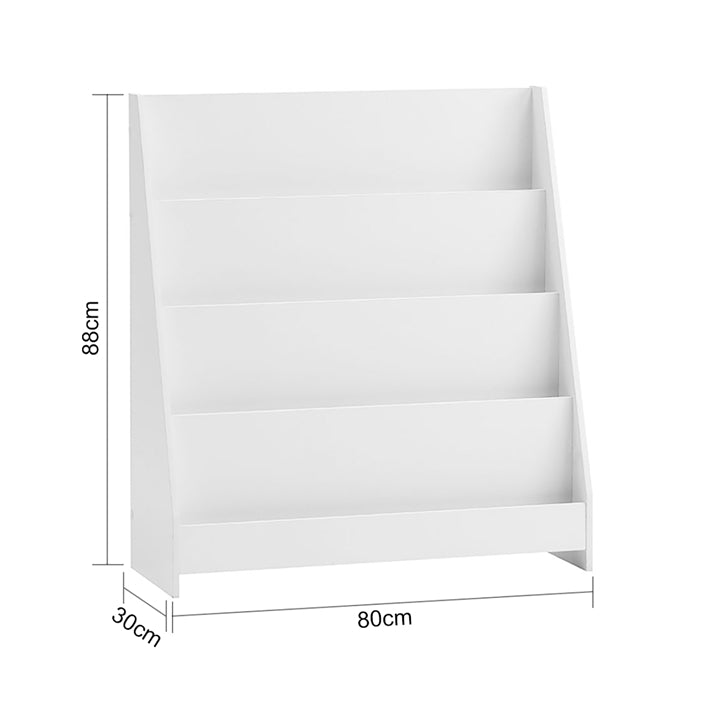 Sobuy SoBuy Kinderbücherregal Zeitungsständer Aufbewahrungsregal für Kinder KMB32-W Blitzangebot