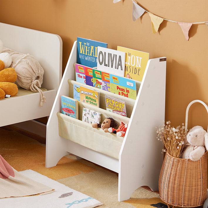 Sobuy SoBuy Kinderbücherregal Hängefächerregal Zeitungsständer FRG225-W Tägliche Deals