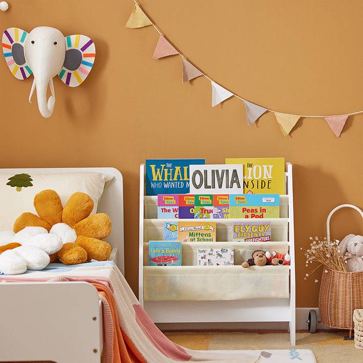 Sobuy SoBuy Kinderbücherregal Hängefächerregal Zeitungsständer FRG225-W Tägliche Deals
