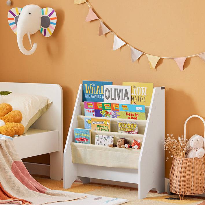 Sobuy SoBuy Kinderbücherregal Hängefächerregal Zeitungsständer FRG225-W Tägliche Deals